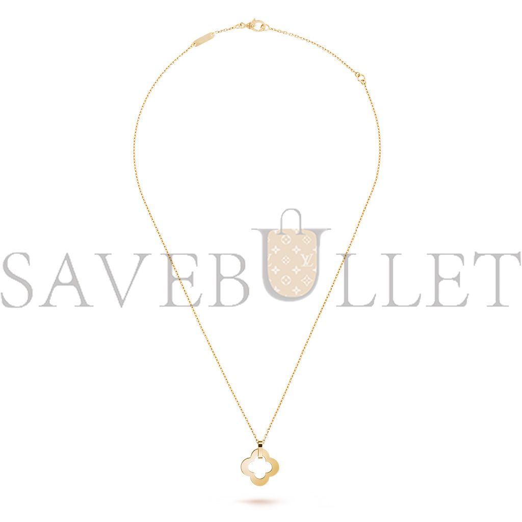 VAN CLEEF ARPELS BYZANTINE ALHAMBRA PENDANT - YELLOW GOLD VCARD38900 VAN CLEEF ARPELS BYZANTINE ALHAMBRA PENDANT - YELLOW GOLD VCARD38900